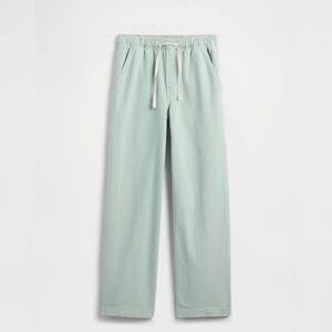 GAP Factory Light Green Wide-Leg Pants